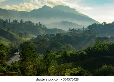 Guatemala Sunrise In The Jungle - Shutterstock ID 354573428