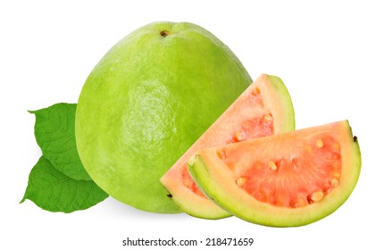 Guava Isolated On White