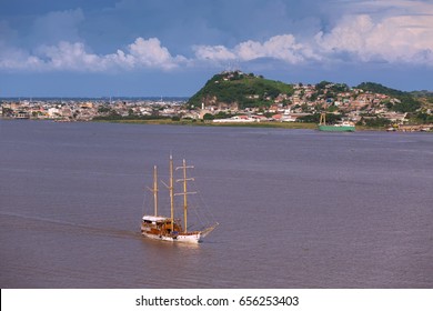 Guayas River In Guayaquil, Ecuador