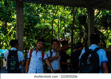 Guazacapan Guatemala 11/01/2018 Welding Class In Guatemalan College 