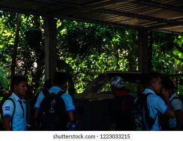 Guazacapan Guatemala 11/01/2018 Welding Class In Guatemalan College 