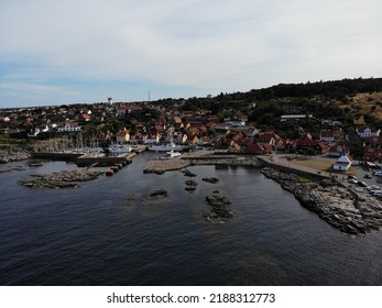 Gudhjem Harbour From The Sea