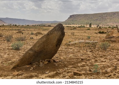 Gudit Stelae Field In Axum, Ethiopia