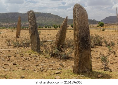 Gudit Stelae Field In Axum, Ethiopia