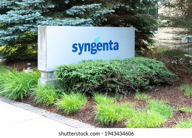 Guelph, On, Canada - June 28, 2020: Syngenta Sign In Guelph, On, Canada. The Syngenta Group Is A Provider Of Agricultural Science And Technology, In Particular Seeds And Crop Protection Products. 
