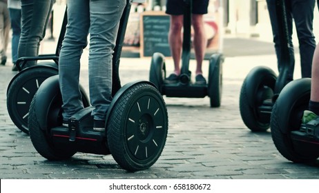 Guided Segway Tour In A Tourist Place