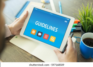GUIDELINES CONCEPT ON TABLET PC SCREEN