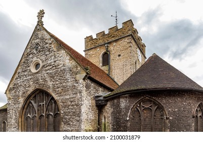 Guildford, UK - February 21, 2020 - Saint Mary's Church, Guildford, Surrey, England.