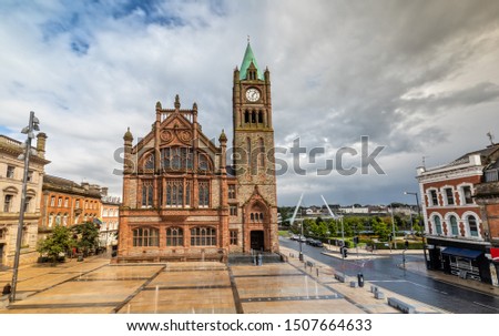 The Guildhall in Londonderry / Derry, Northern Ireland