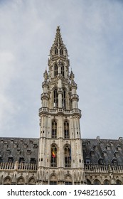 Guildhalls At The Grand Place In Brussels, Belgium