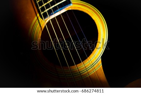 Similar – Broken guitar broken