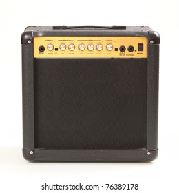 Guitar Amplifier Isolated On White Background