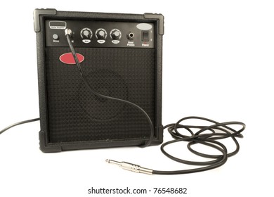 Guitar Amplifier Isolated On White