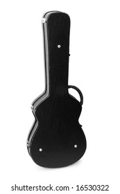 Guitar  Case Isolated On The White Background