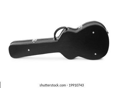 Guitar Case Isolated On The White Background