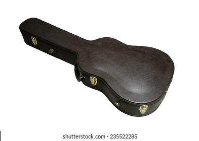 Guitar Case Isolated On White Background