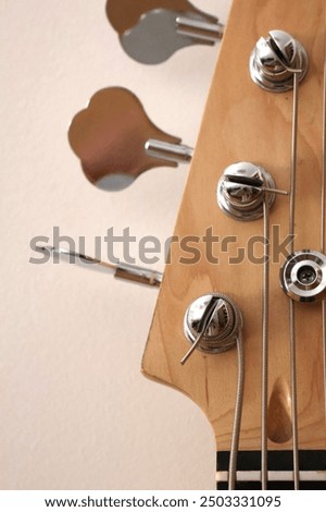 guitar elements, close-up, guitar strings, guitar neck, tuning pegs, guitar frets,  body, musical instrument details,  hardware, acoustic  parts, electric components