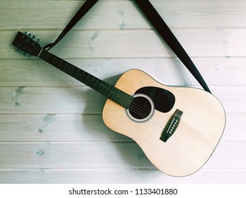 Guitar Hanging On The Wall