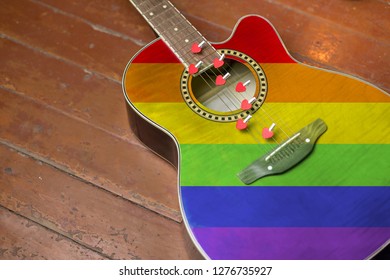 rainbow guitar