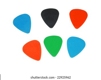 Guitar Pics Isolated