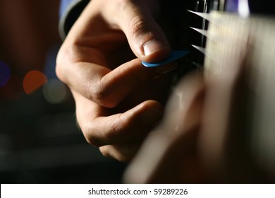 guitar play - Powered by Shutterstock