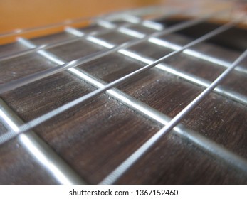 guitar strings macro