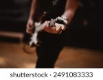 Guitarist playing guitar at a wedding