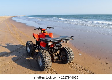 Gujarat: 10th March 2017: Beautiful View Of The Atv At Mandvi Beach.