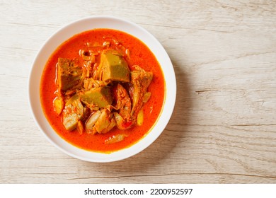 Gulai Nangka Jackfruit Curry Stew Is An Indonesian Traditional Food From Padang, West Sumatera