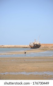 GULF OF ADEN, SOMALIA - JANUARY 10, 2010: The Gulf Of Aden Has Economic Significance As A Waterway To Transport Oil From The Persian Gulf. In The XXI Century, There Is The Acute Problem Of Piracy.