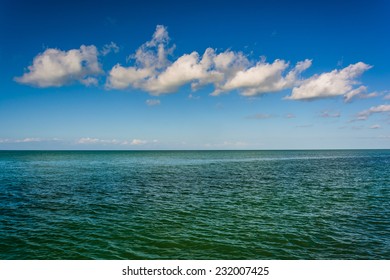 The Gulf Of Mexico, Seen From Marathon, Florida.