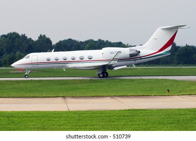 Gulfstream IV On Taxiway