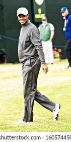 GULLANE, SCOTLAND JULY 20 - Tiger Woods at the Open Golf Championship  2013