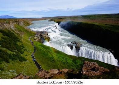 Gullfoss In Golden Circle, Iceland