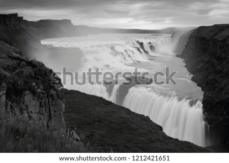 Similar – Gullfoss Natur Landschaft