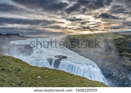 Similar – Gullfoss Natur Landschaft