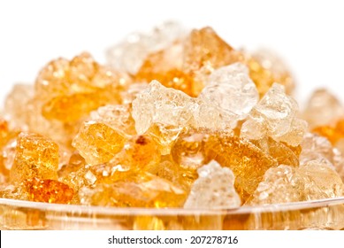 Gum Arabic Pieces In Glass 