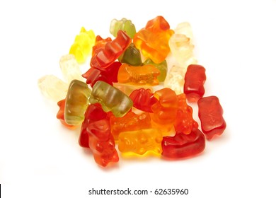 Gummy Bears Isolated On White Stock Photo 62635960 | Shutterstock