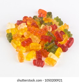 Gummy Bears On White Background Stock Photo 1050200921 | Shutterstock