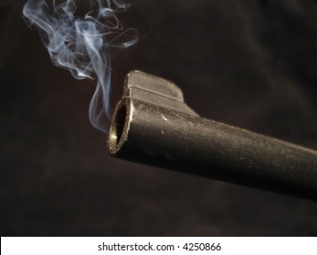 Gun Barrel With Smoke