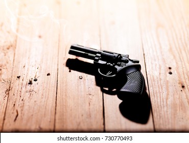 Gun Put On The Table 