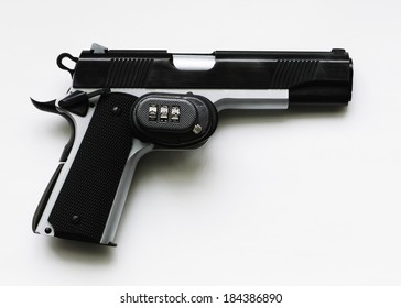 Gun With Trigger Lock