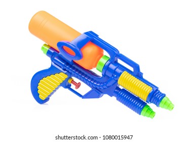 Gun Water Toy Isolated On A White Background