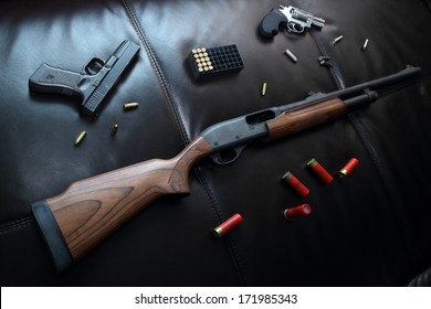 Gun weapon set