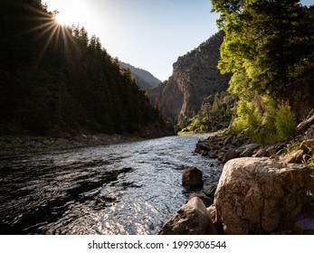 The Gunnison River In Colorado