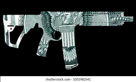 Money And Guns Images Stock Photos Vectors Shutterstock