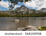 Gunsight Mountain and Anthony Lake in the Elkhorn Mountains of Oregon