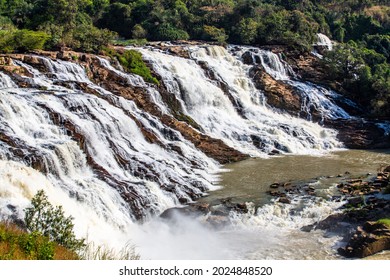 Gurara waterfalls along the river Gurara in Niger state of Nigeria. A large tributary of river Niger.