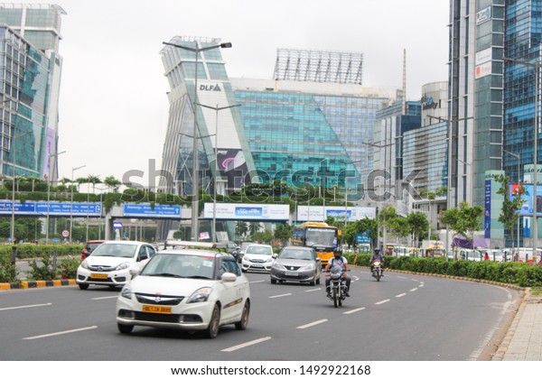 Gurgaon Gurugram New Delhi India December Buildings Landmarks