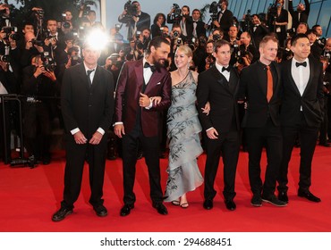 Gus Van Sant, Naomi Watts, Matthew McConaughey And Chris Sparling Attend The Premiere Of 'The Sea Of Trees' During The 68th Annual Cannes Film Festival On May 16, 2015 In Cannes, France.